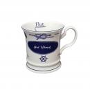 Gravurbecher Porzellanbecher-Knotenbecher gerade